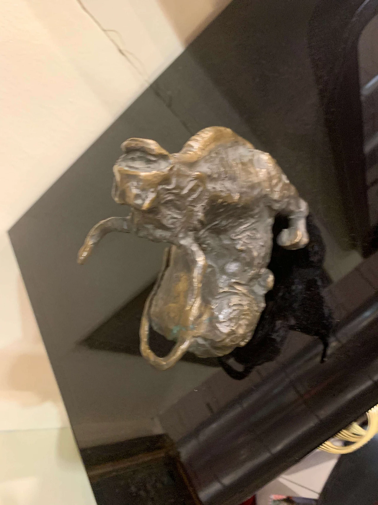 Scultura in bronzo di Toro, anni '40 1151943