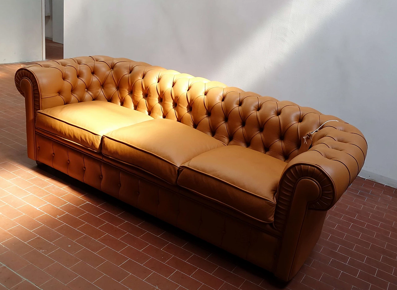 Divano Chesterfield in vera pelle 1152034