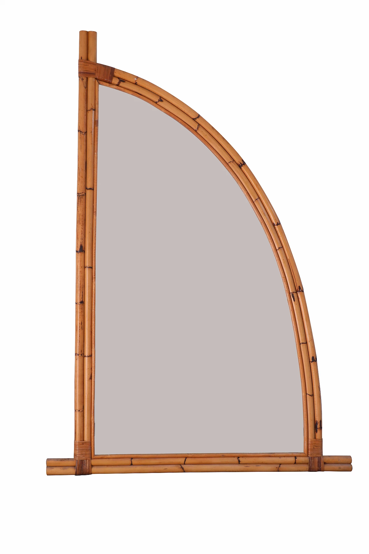 Grande specchio a vela in bamboo 1152613