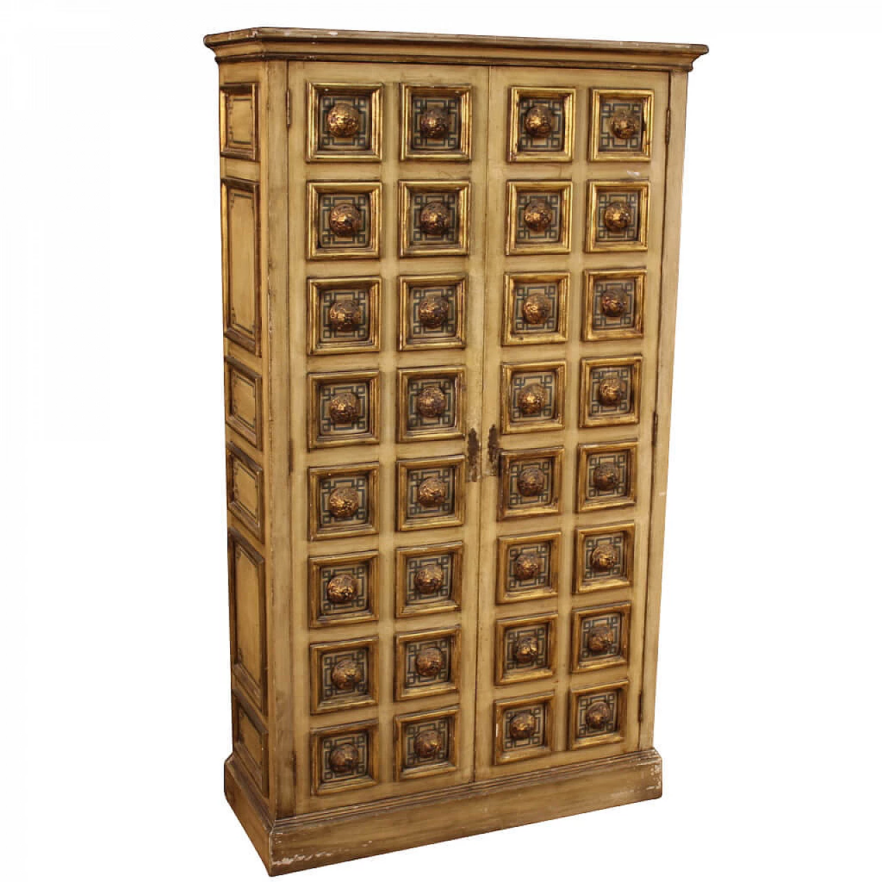 Spanish lacquered, gilded and painted closet 1152632