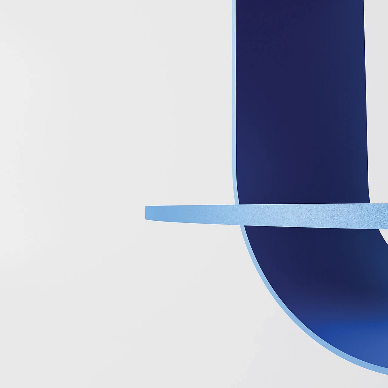 Consolle Titano in Corten blu genziana 1152761