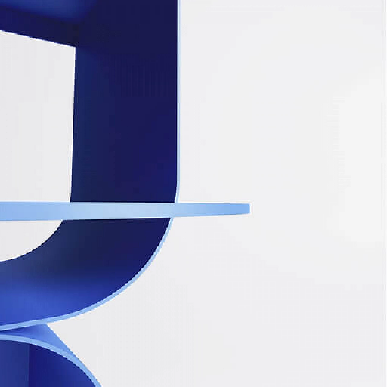 Consolle Titano in Corten blu genziana 1152762