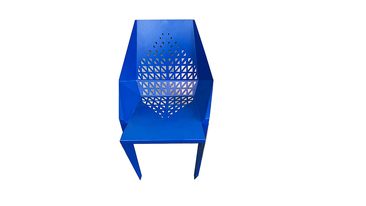 Chair Leaf_001 in gentian blue Corten 1152765
