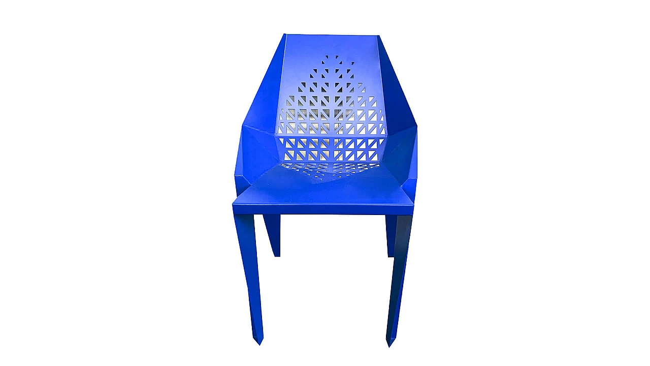 Chair Leaf_001 in gentian blue Corten 1152766