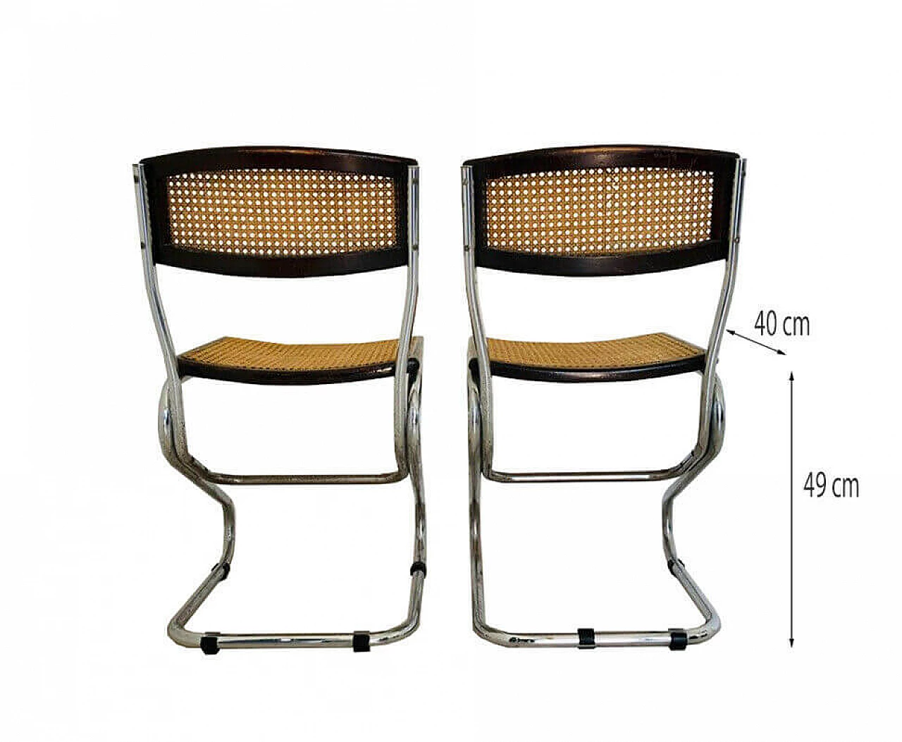 Pair of chairs Cesca, 70's 1152771