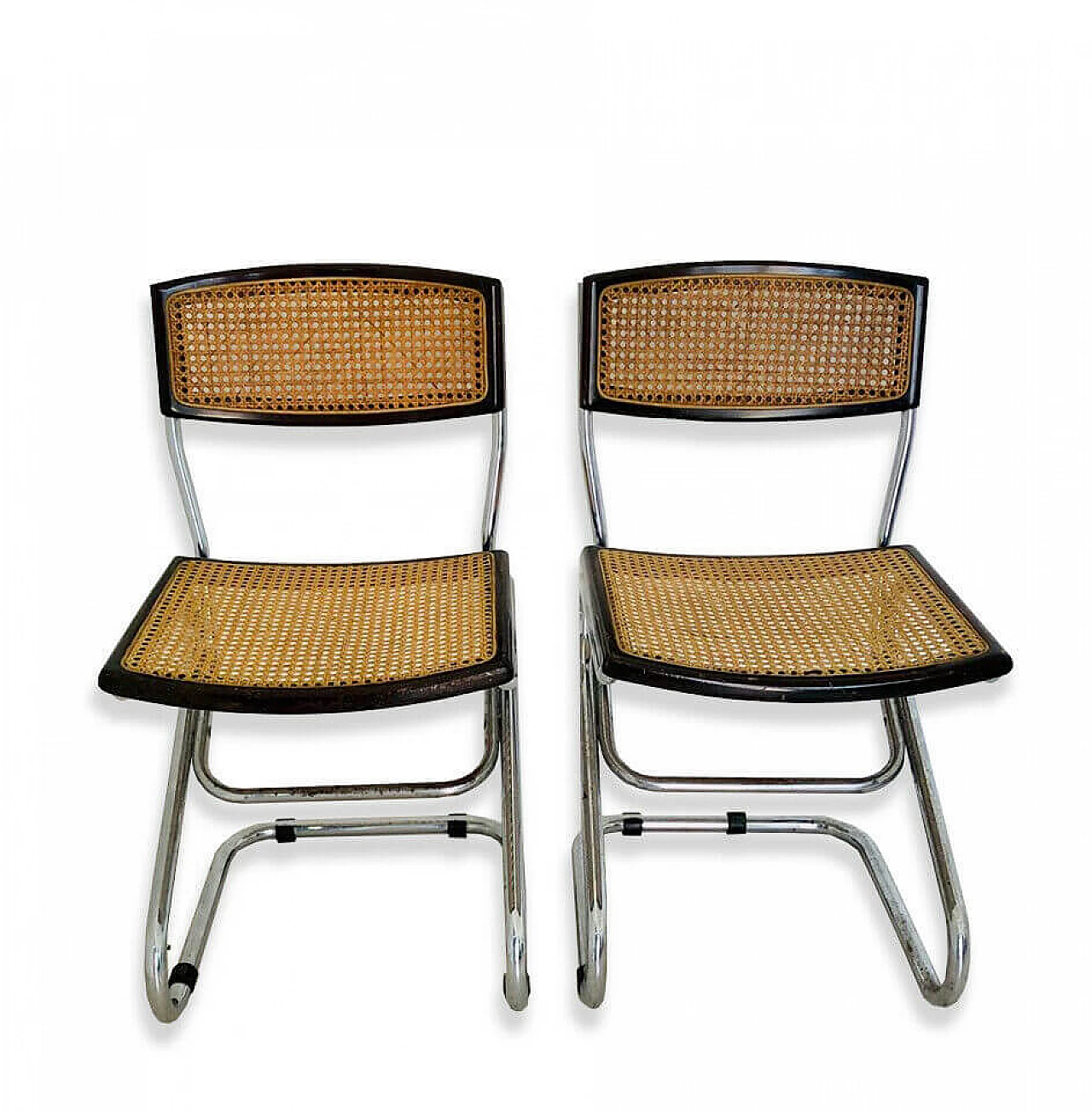Pair of chairs Cesca, 70's 1152773