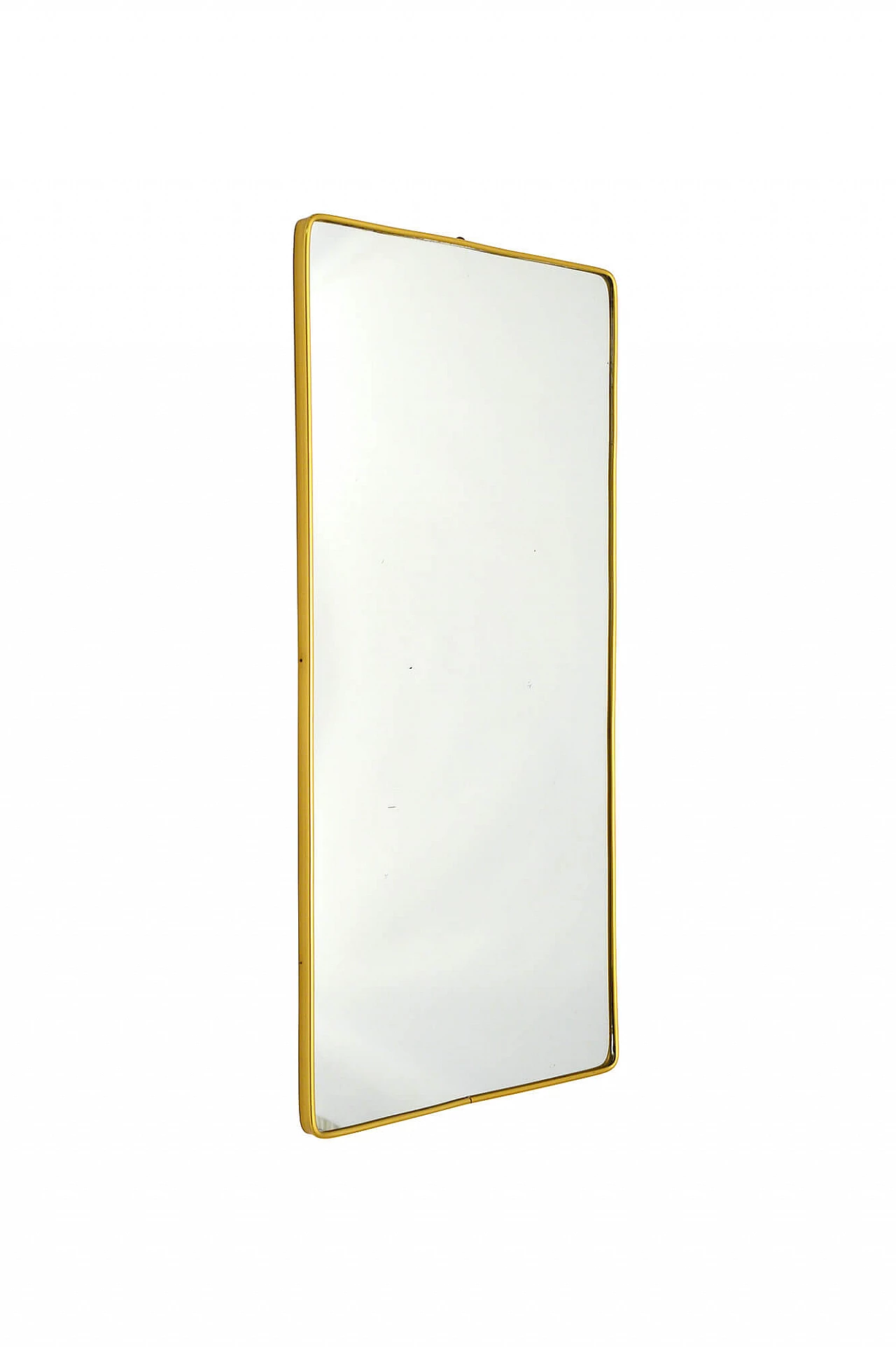 Rectangular brass mirror in the style of Gio Ponti, 50s 1152785