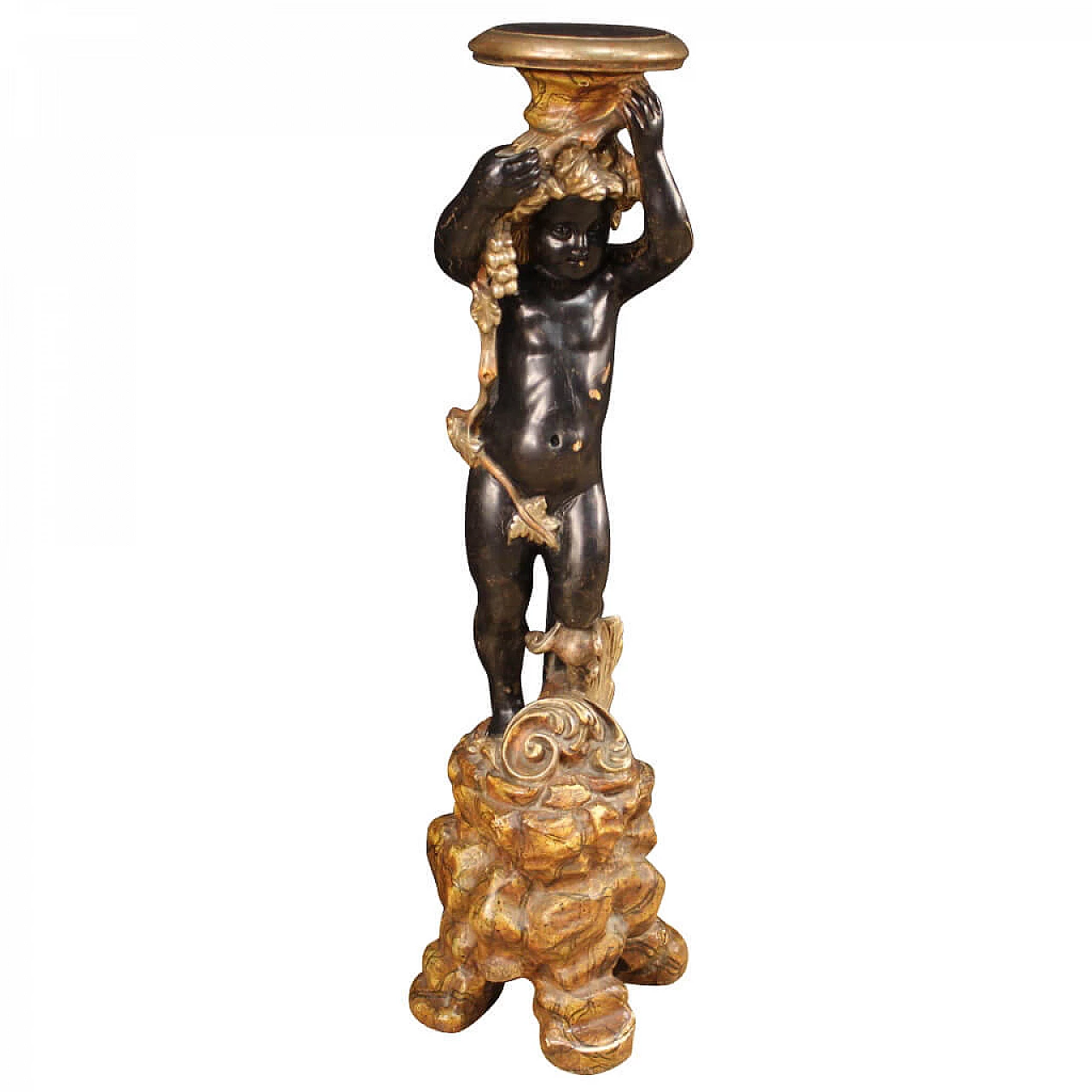 Servomuto italiano laccato e dipinto 1152973