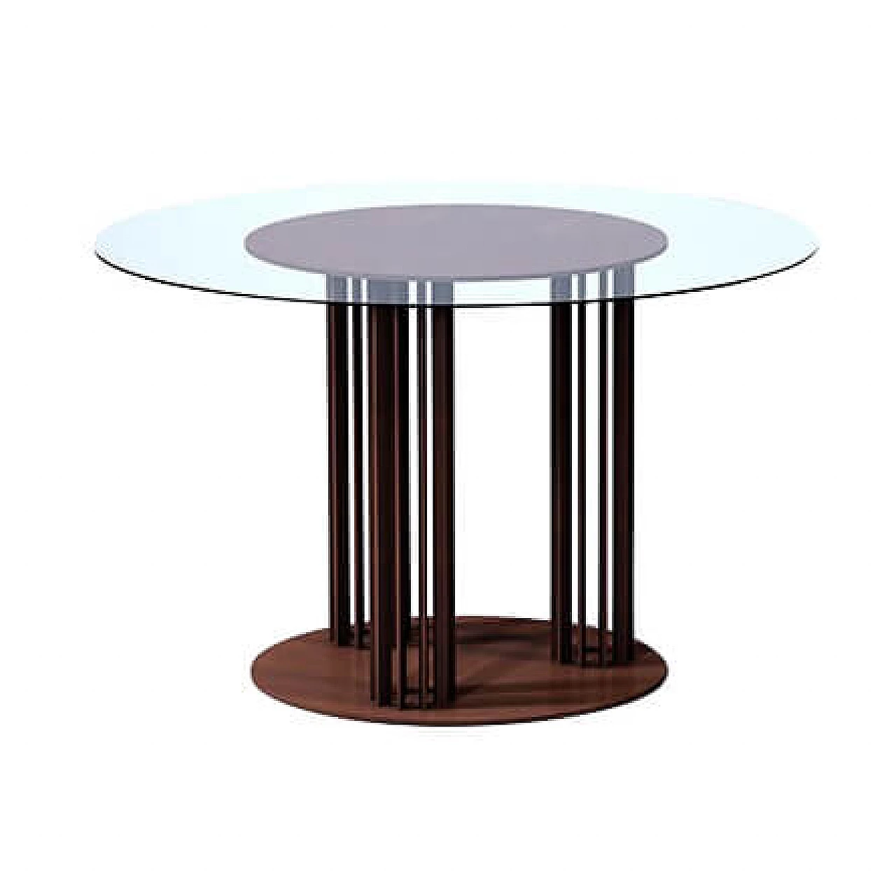 Table Kandisky 1923 in corten with glass top 1152988