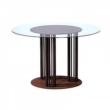 Table Kandisky 1923 in corten with glass top