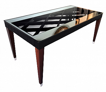 Extensible dining table attributed to Paolo Buffa, 1950s