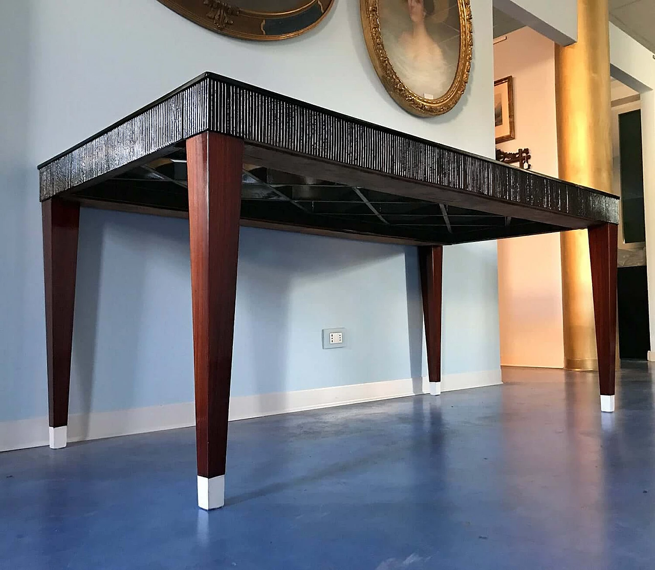 Extensible dining table attributed to Paolo Buffa, 1950s 1153156
