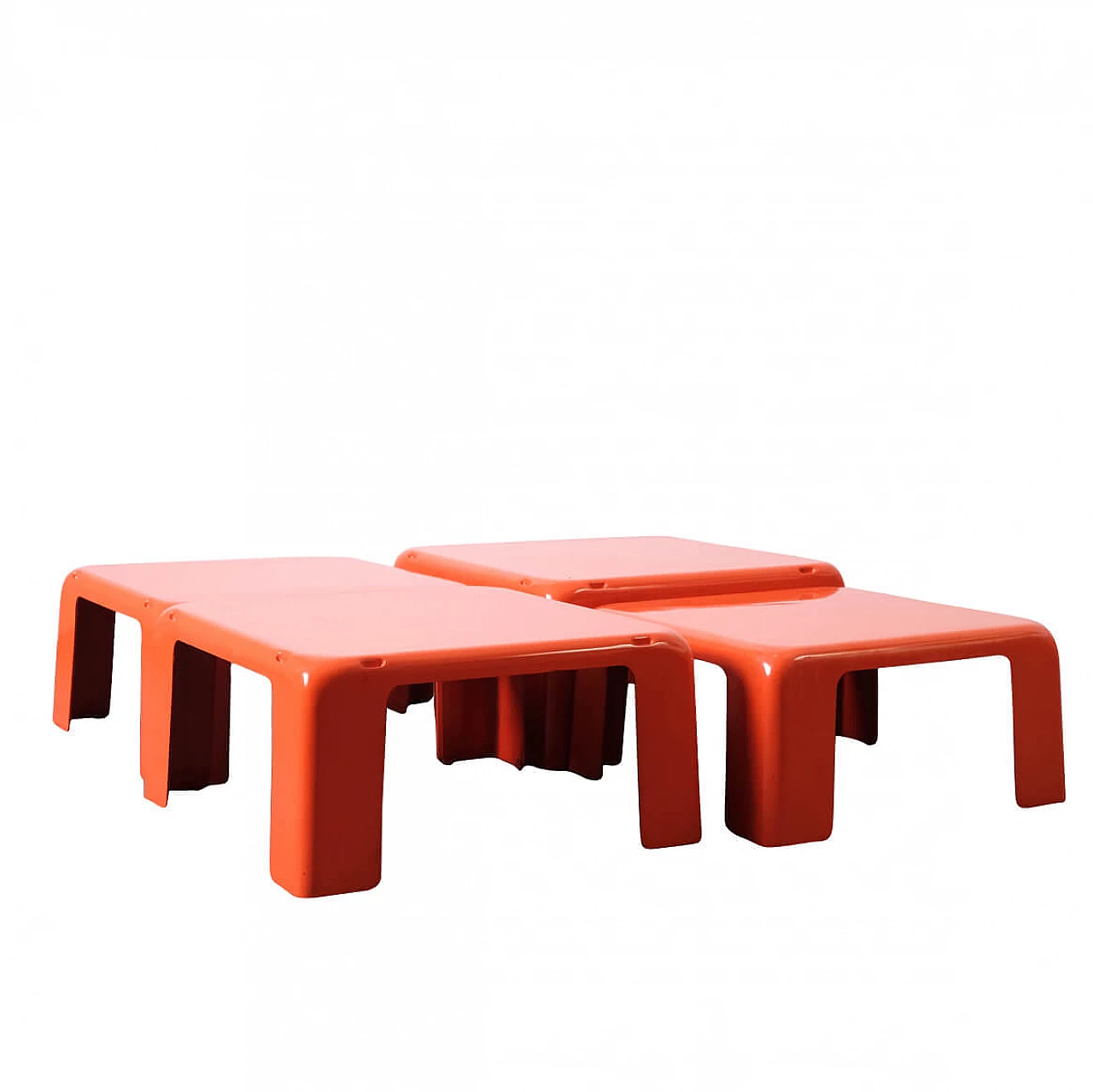 Coffee Tables 4 Gatti by Mario Bellini for C&B Italy, 60s 1153282