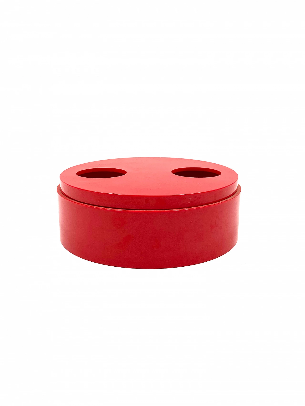 Red ashtray 025 by Sergio Asti for Bilumen, 70's 1153284