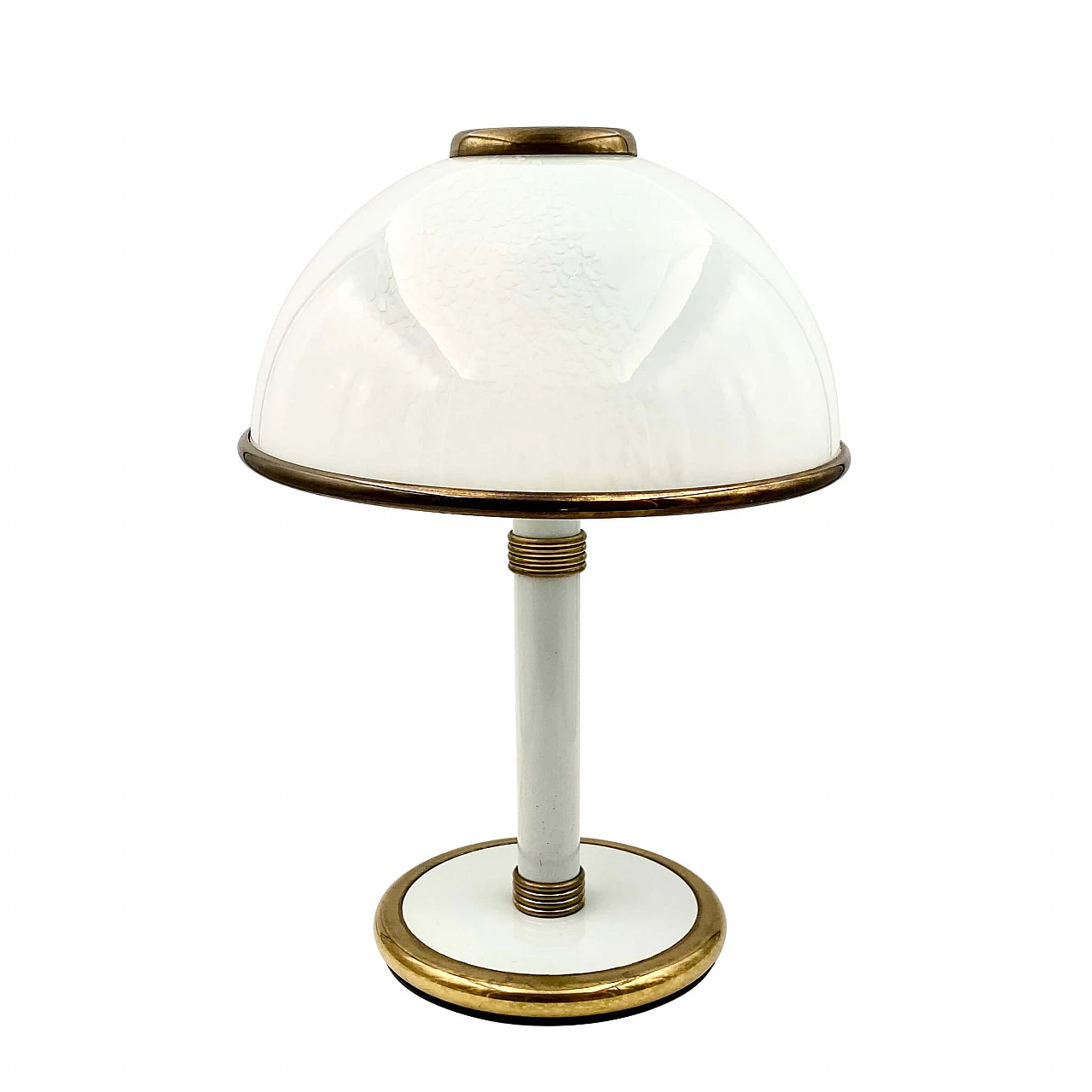 Mushroom table lamp made of Murano glass by Fabbian, 80s 1153404