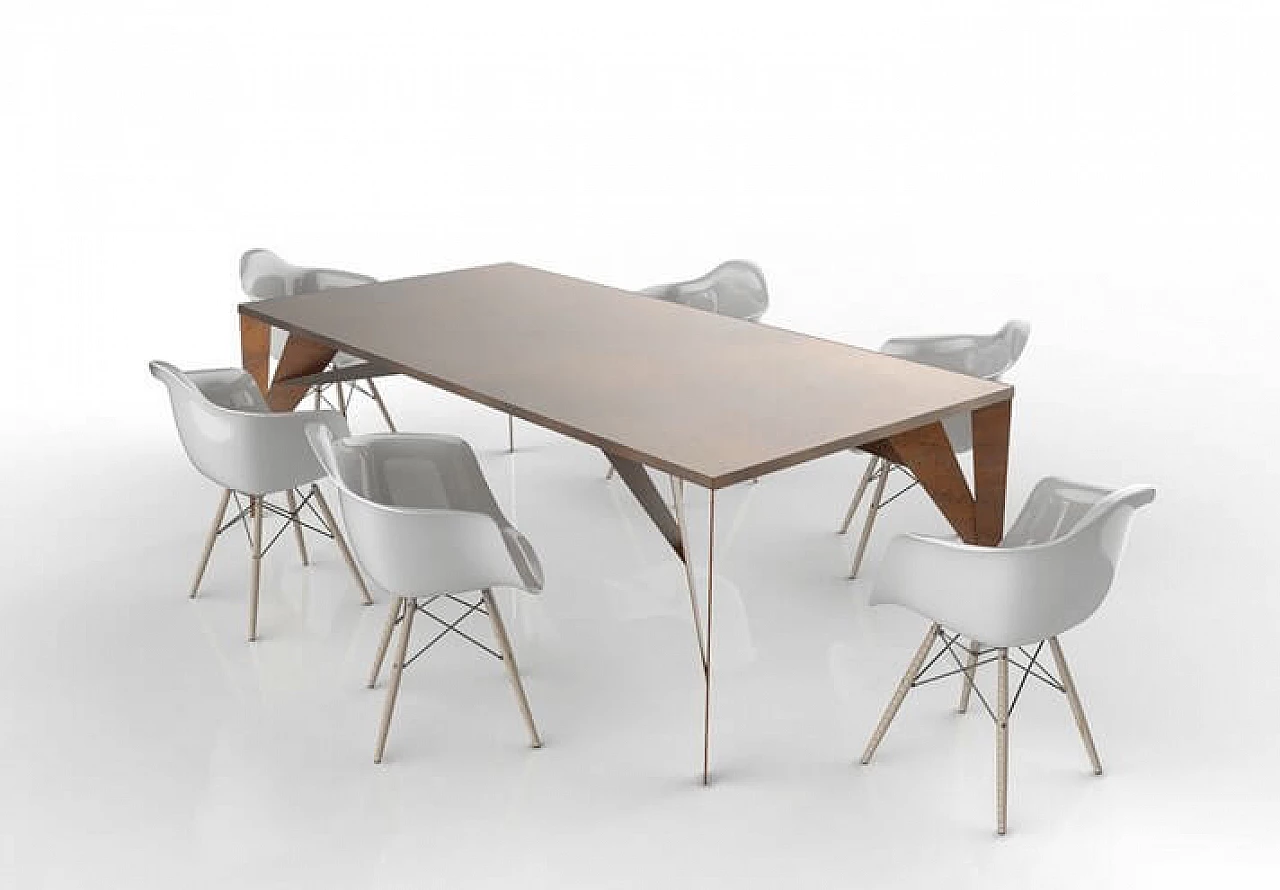 Tavolo Tree X in corten 1153592