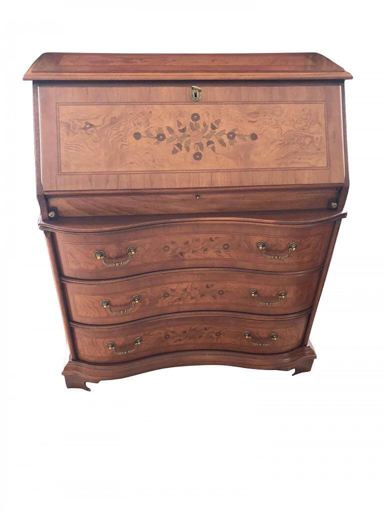 Desk with floral inlays and flap 1153858