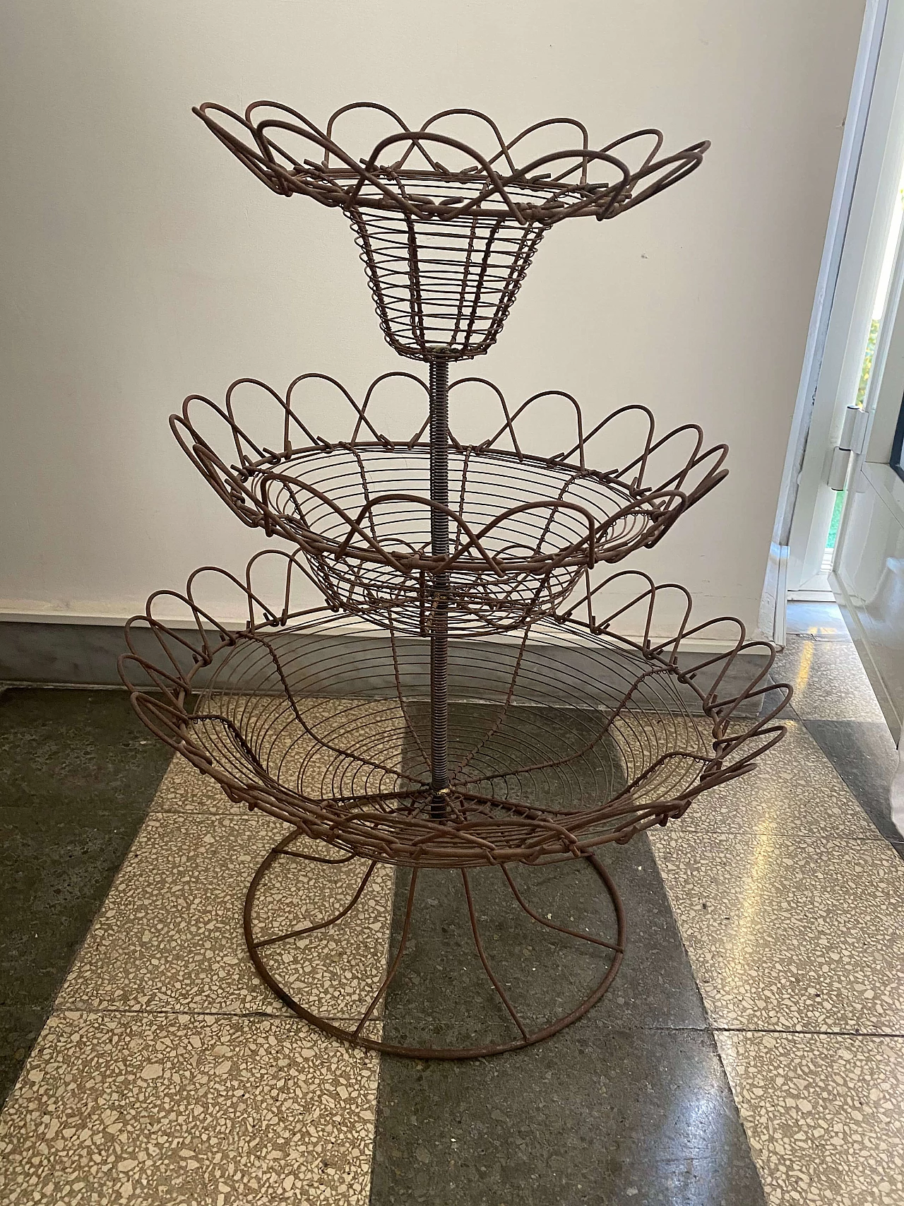 Wire fruit stand Mondo by Paola Navone for Cappellini 1153933