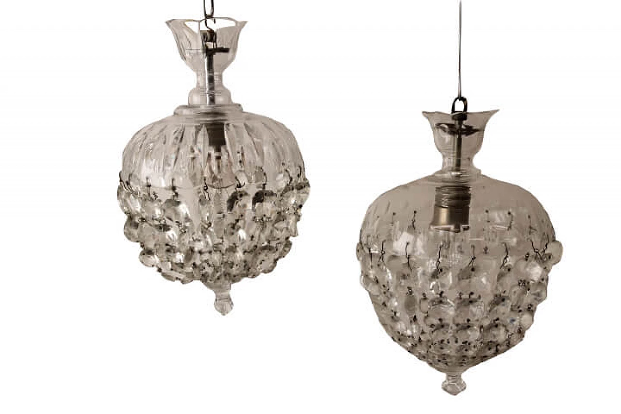 Coppia di lampadari, anni '40 1154023