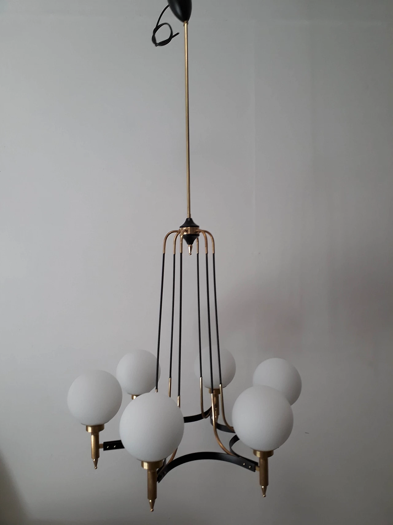 Stilnovo chandelier, 6 lights 1154057