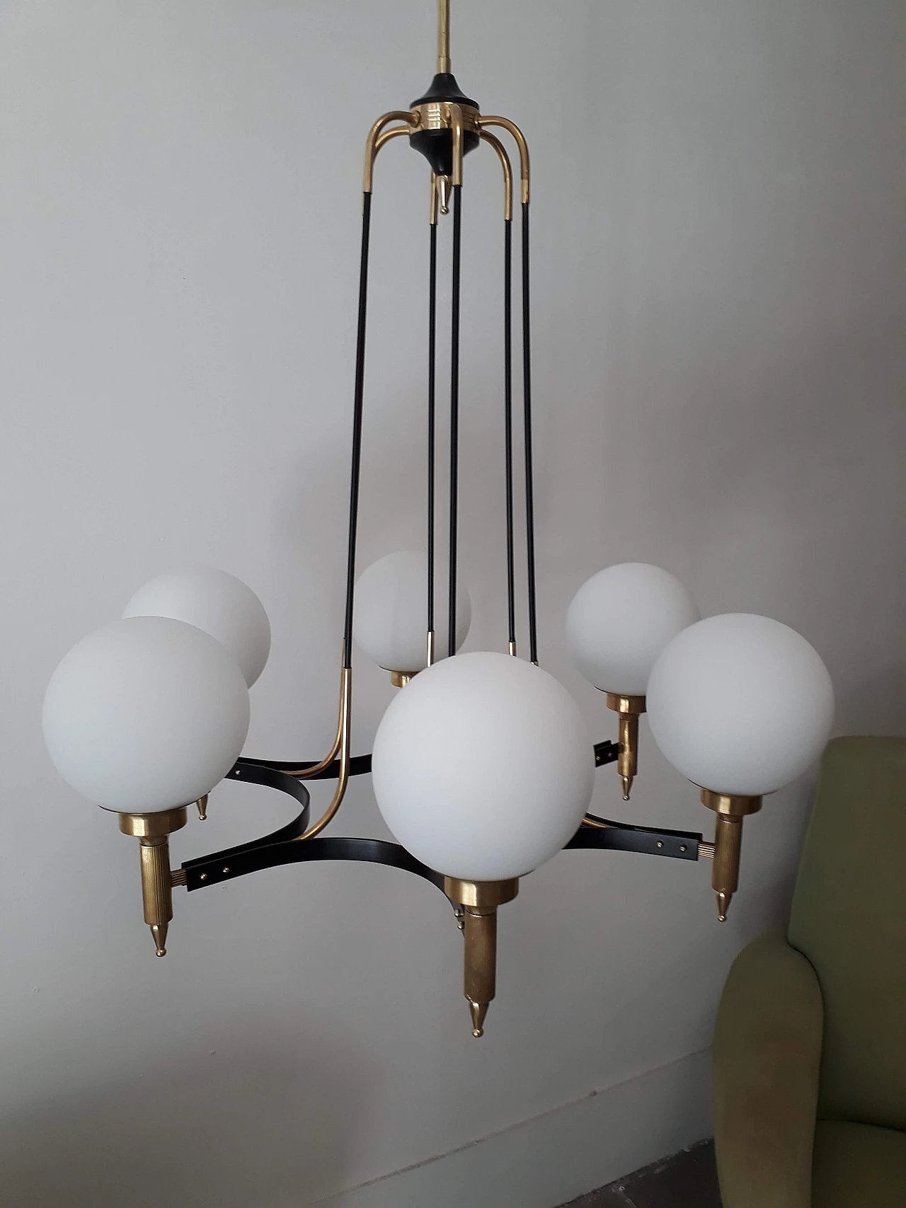 Lampadario di Stilnovo, a 6 luci 1154061