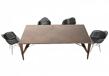 Tavolo Tree X in corten