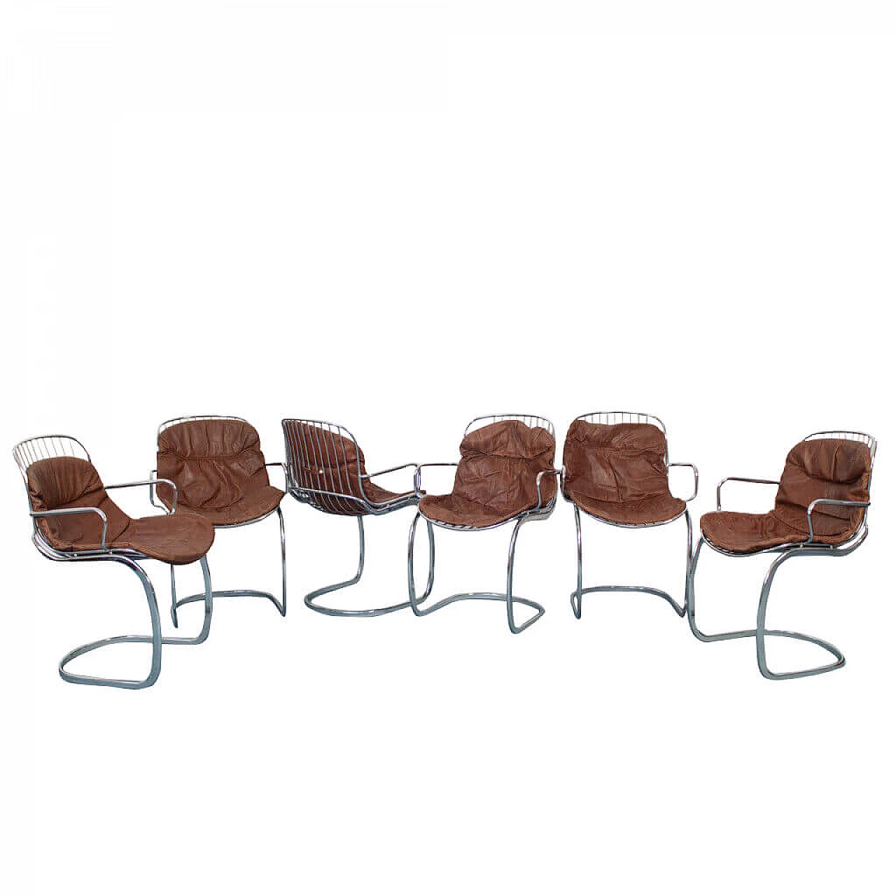 6 Chairs by Gastone Rinaldi for Rima, 70's 1154219