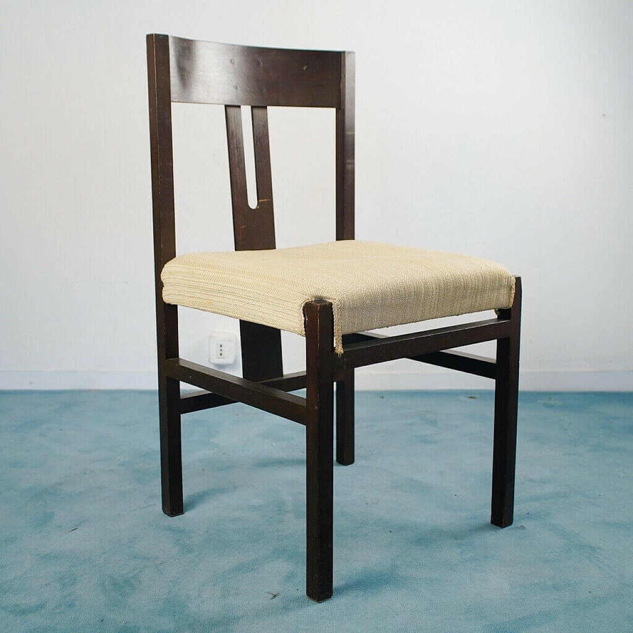 Dining table with 4 chairs by Angelo Mangiarotti, 60's 1154427