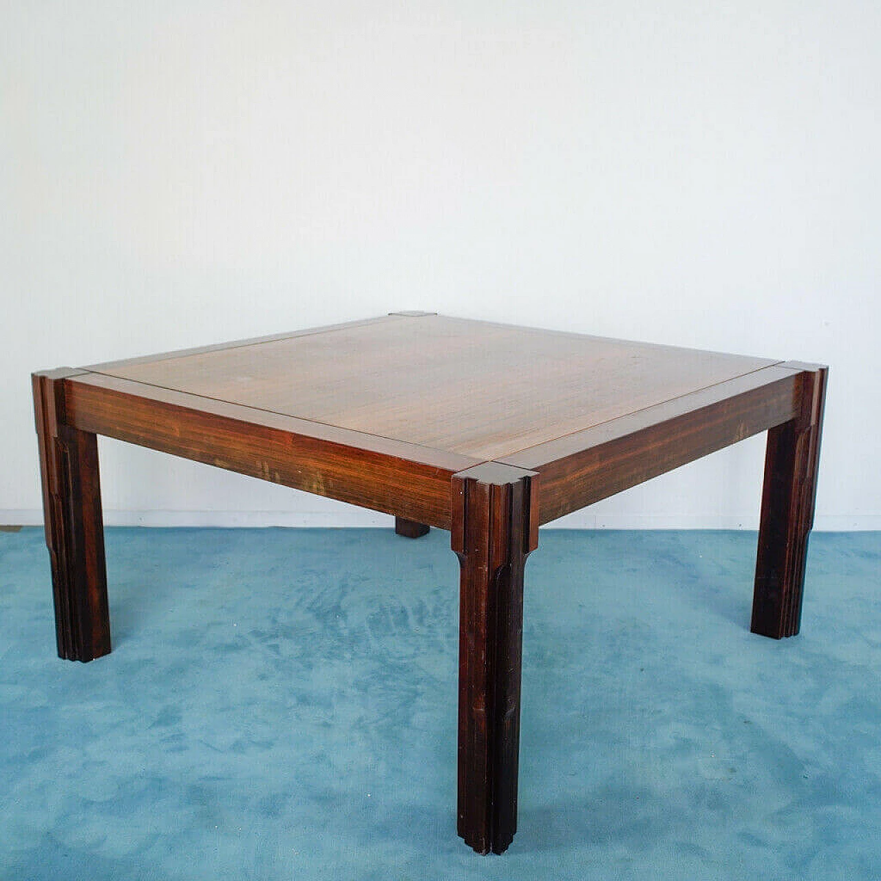 Tavolo da pranzo in legno di Angelo Mangiarotti, anni '60 1154760