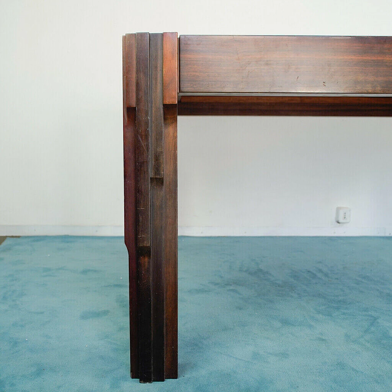 Wooden dining table by Angelo Mangiarotti, 1960s 1154763