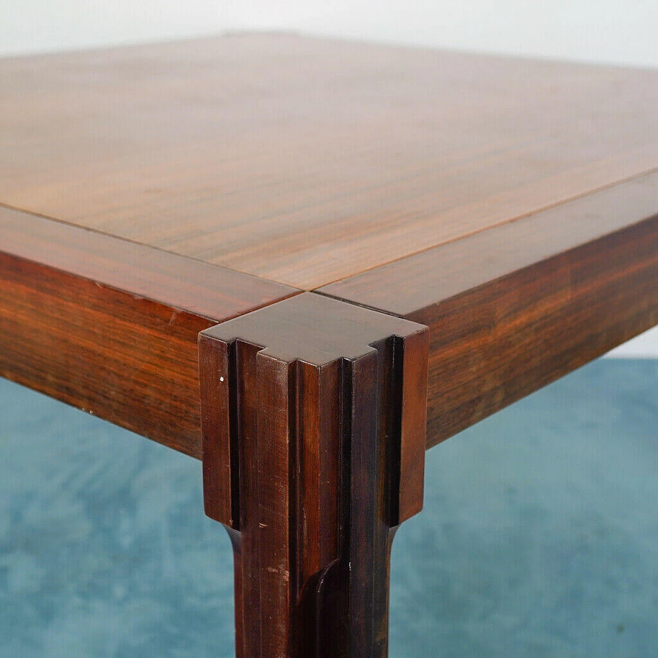 Wooden dining table by Angelo Mangiarotti, 1960s 1154765