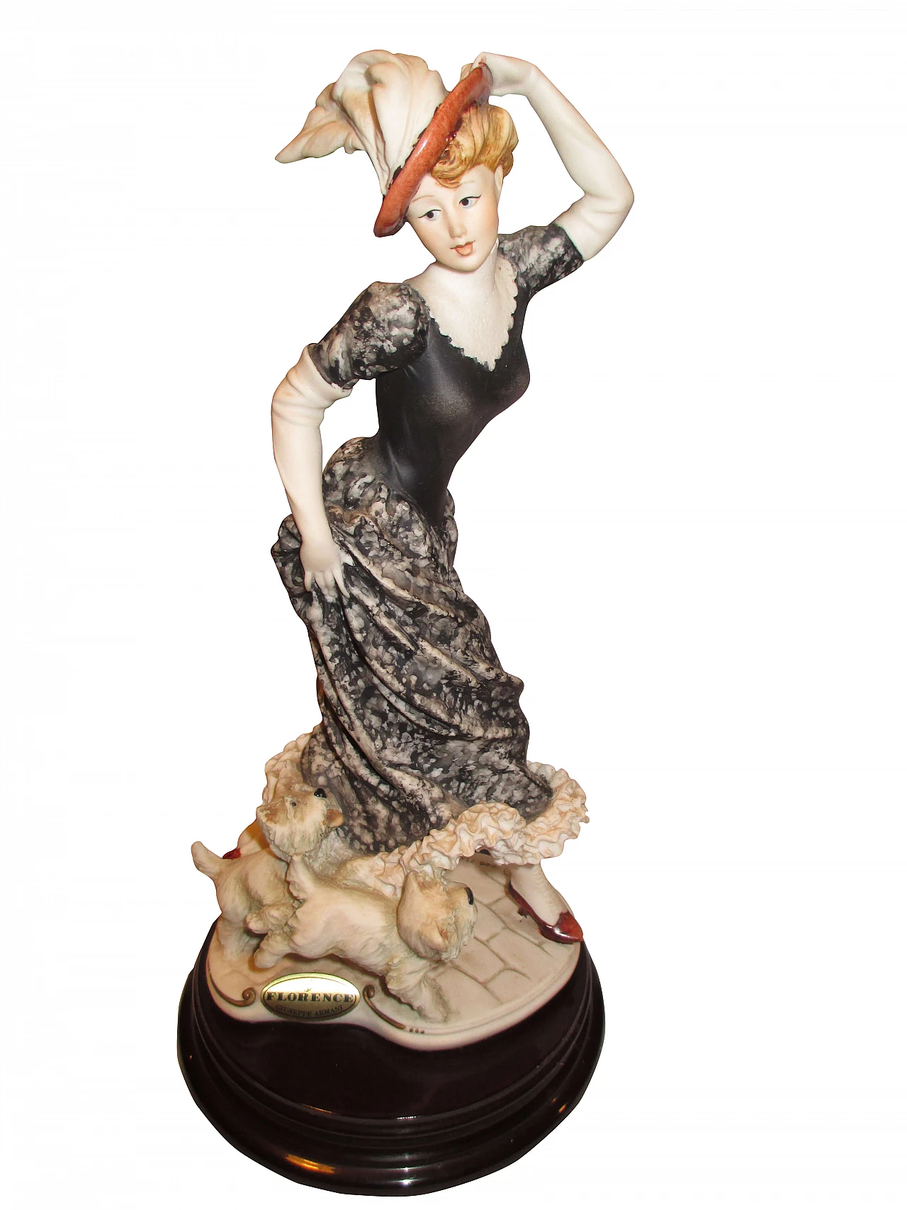 Statuette of Giuseppe Armani in ceramic 1154943