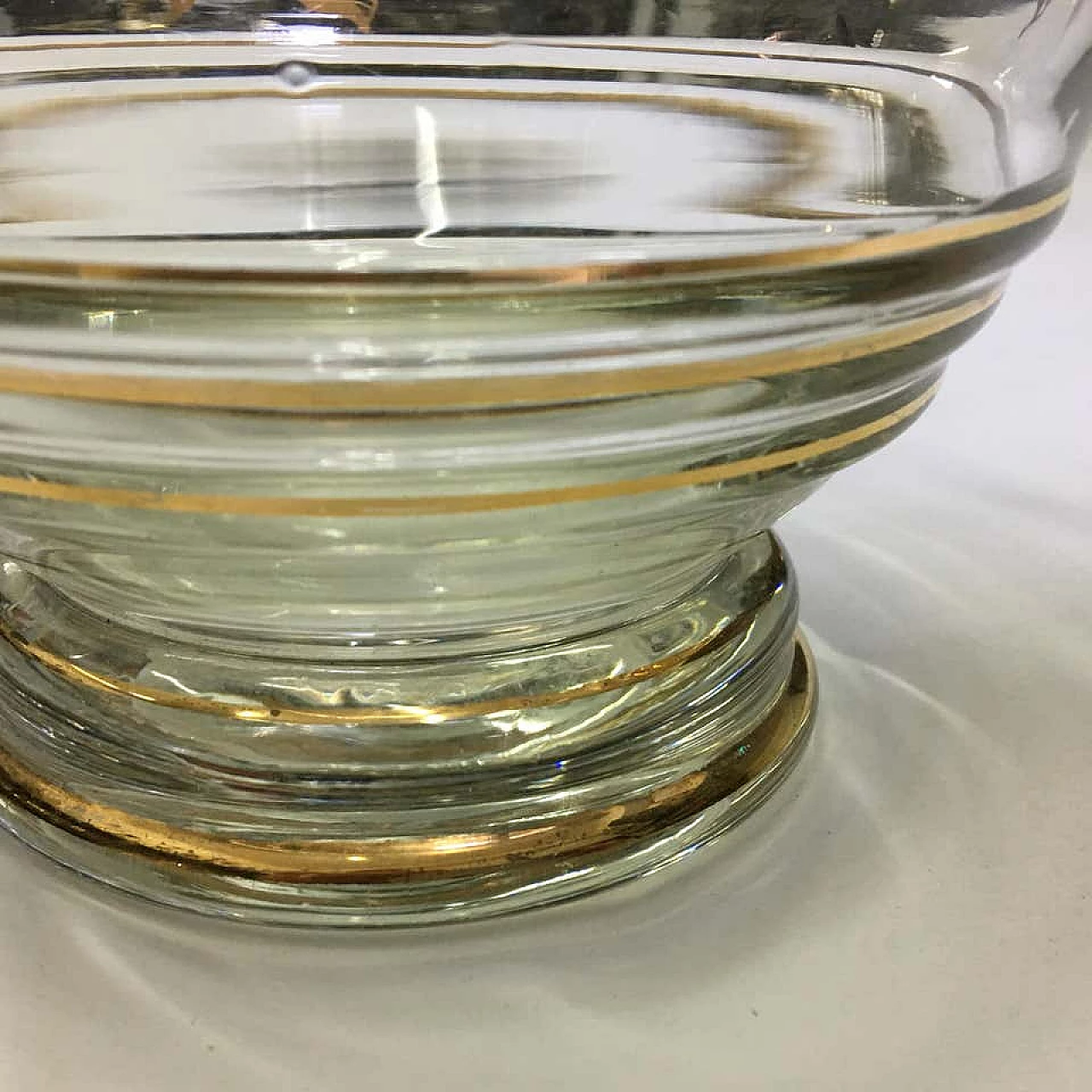 Set di vetro per ciliegie sotto spirito, anni '50 1155044