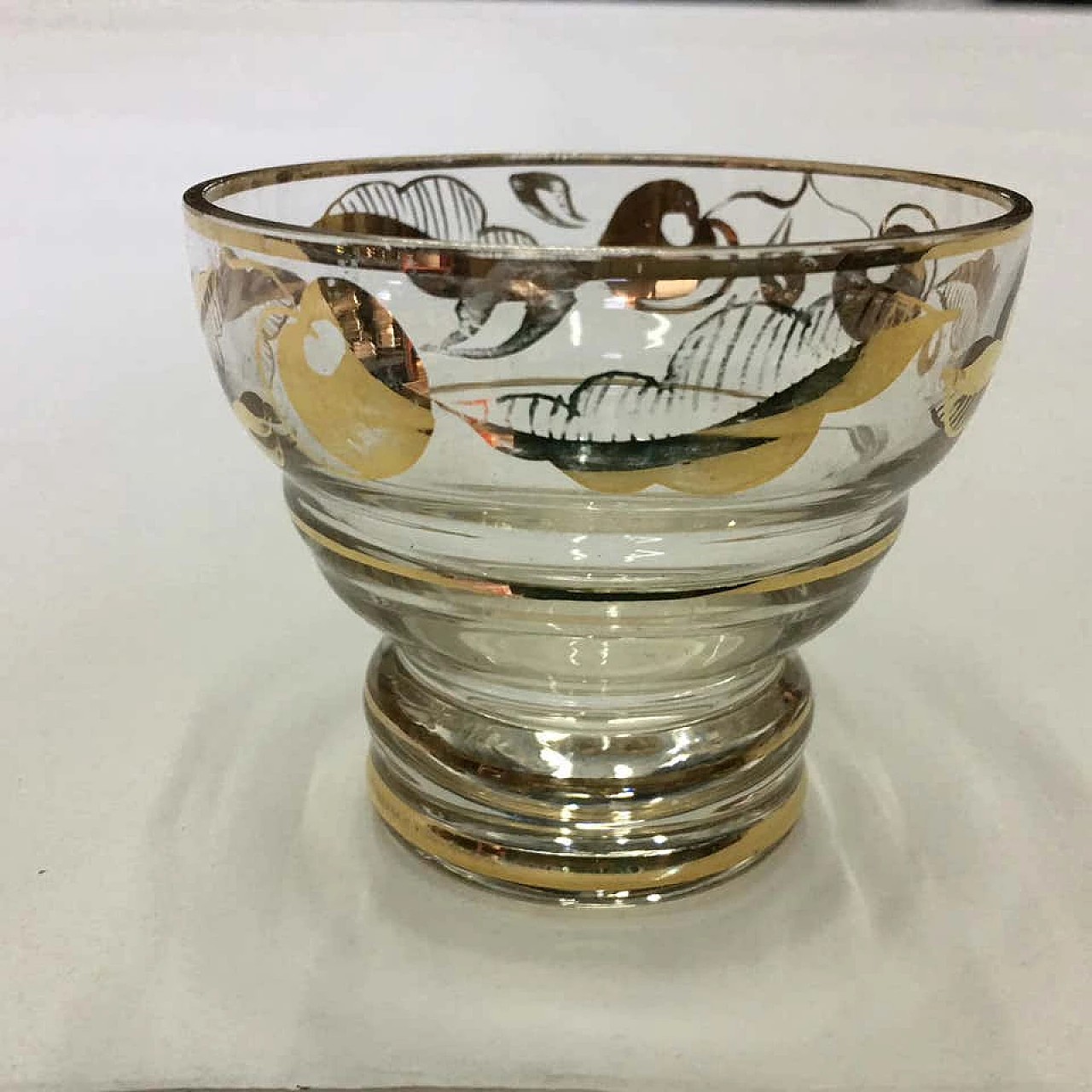 Set di vetro per ciliegie sotto spirito, anni '50 1155045