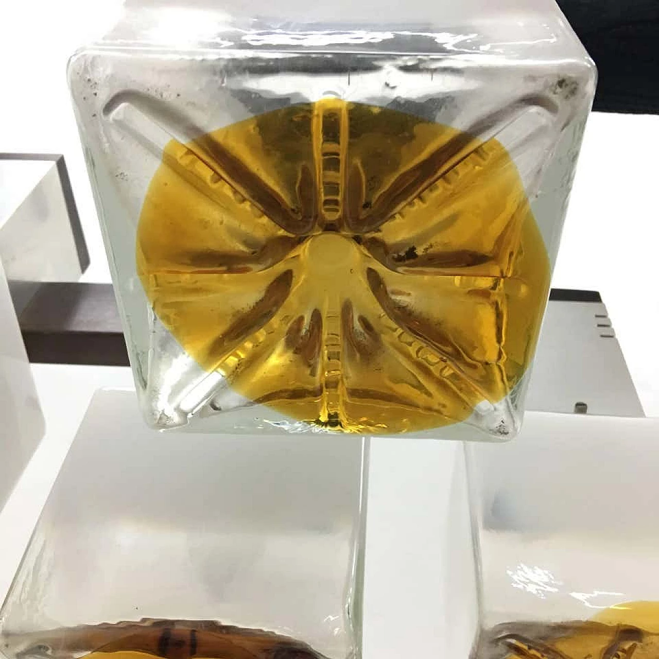 Cubic Chandelier designed by Gaetano Sciolari for Mazzega, 1970s 1155063