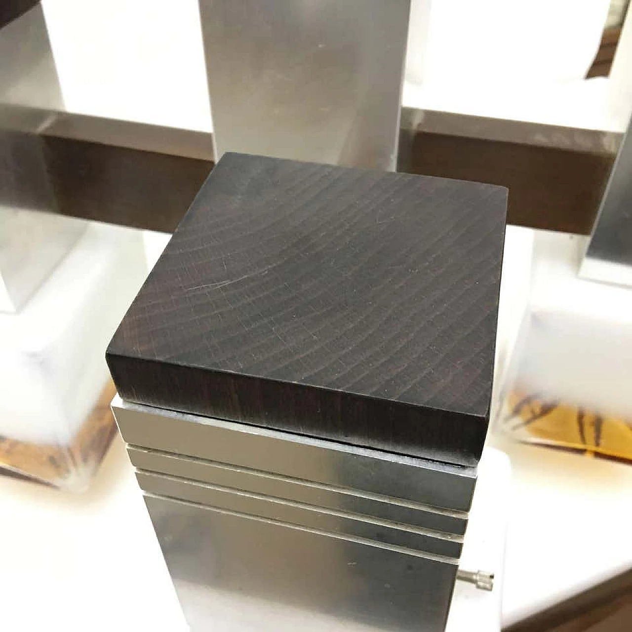 Cubic Chandelier designed by Gaetano Sciolari for Mazzega, 1970s 1155066