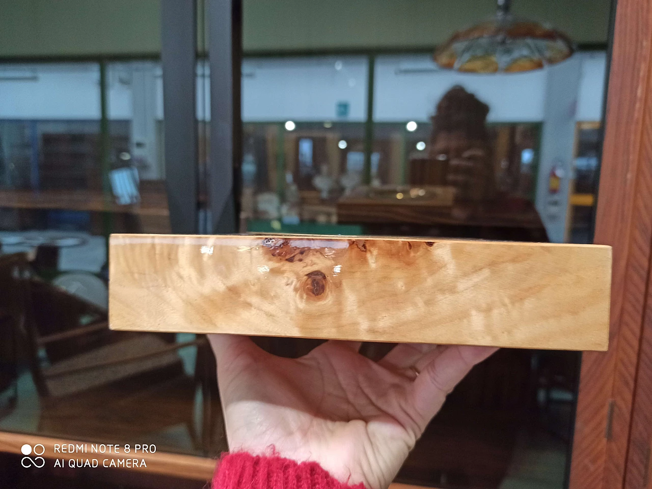 Svuota tasche in ottone e radica di Willy Rizzo, anni '70 1155194