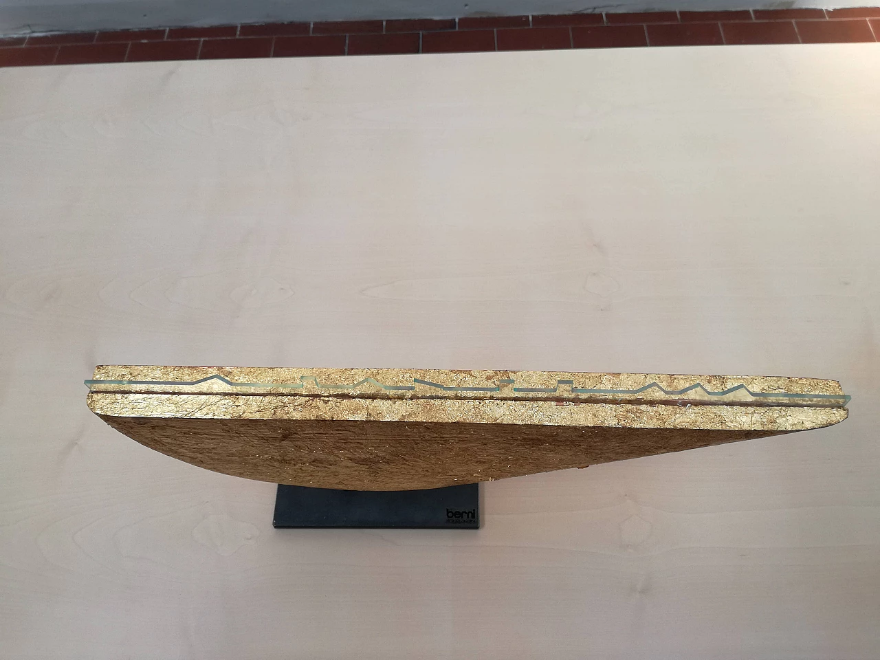 Scultura Skyline in foglia oro di Valter Berni 1155261