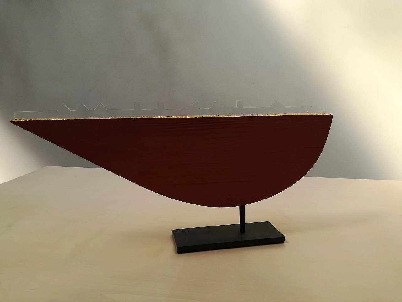 Scultura Skyline in foglia oro di Valter Berni 1155263