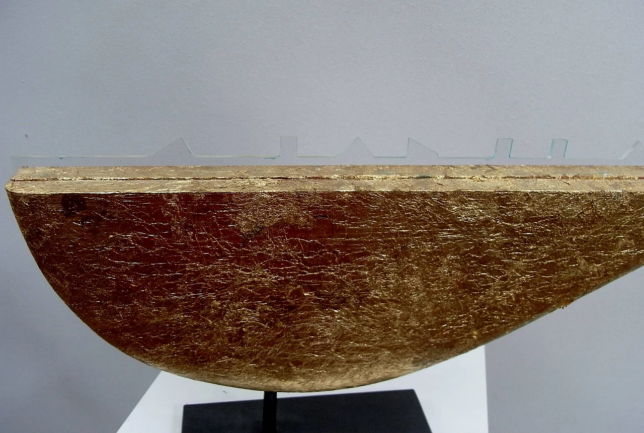 Scultura Skyline in foglia oro di Valter Berni 1155265
