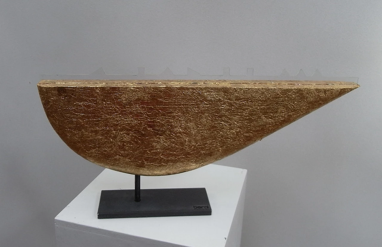 Scultura Skyline in foglia oro di Valter Berni 1155266