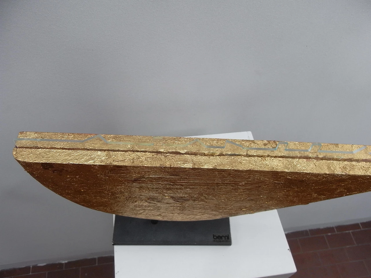 Scultura Skyline in foglia oro di Valter Berni 1155273