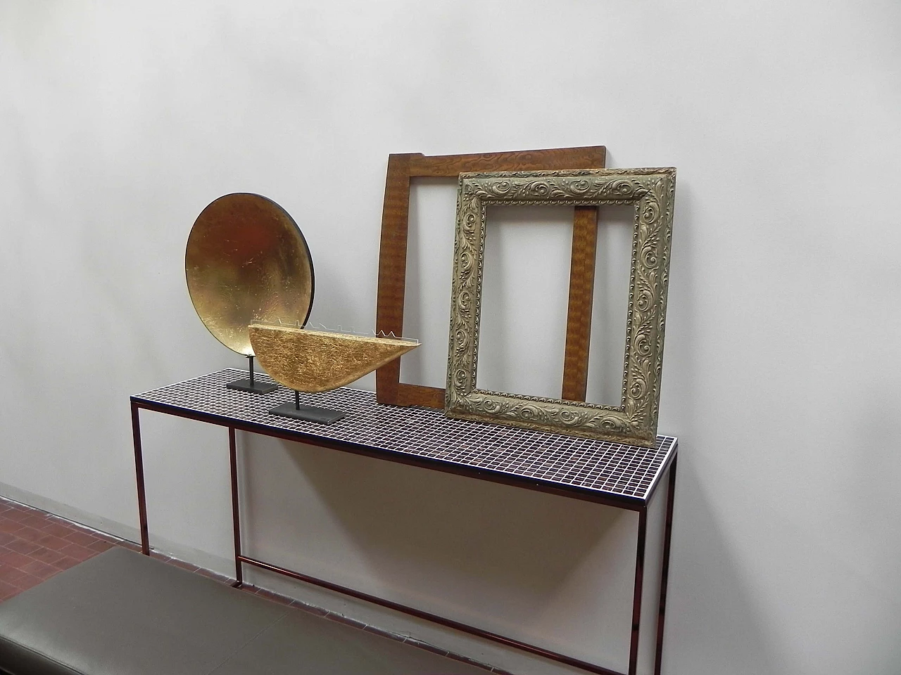 Scultura Skyline in foglia oro di Valter Berni 1155275