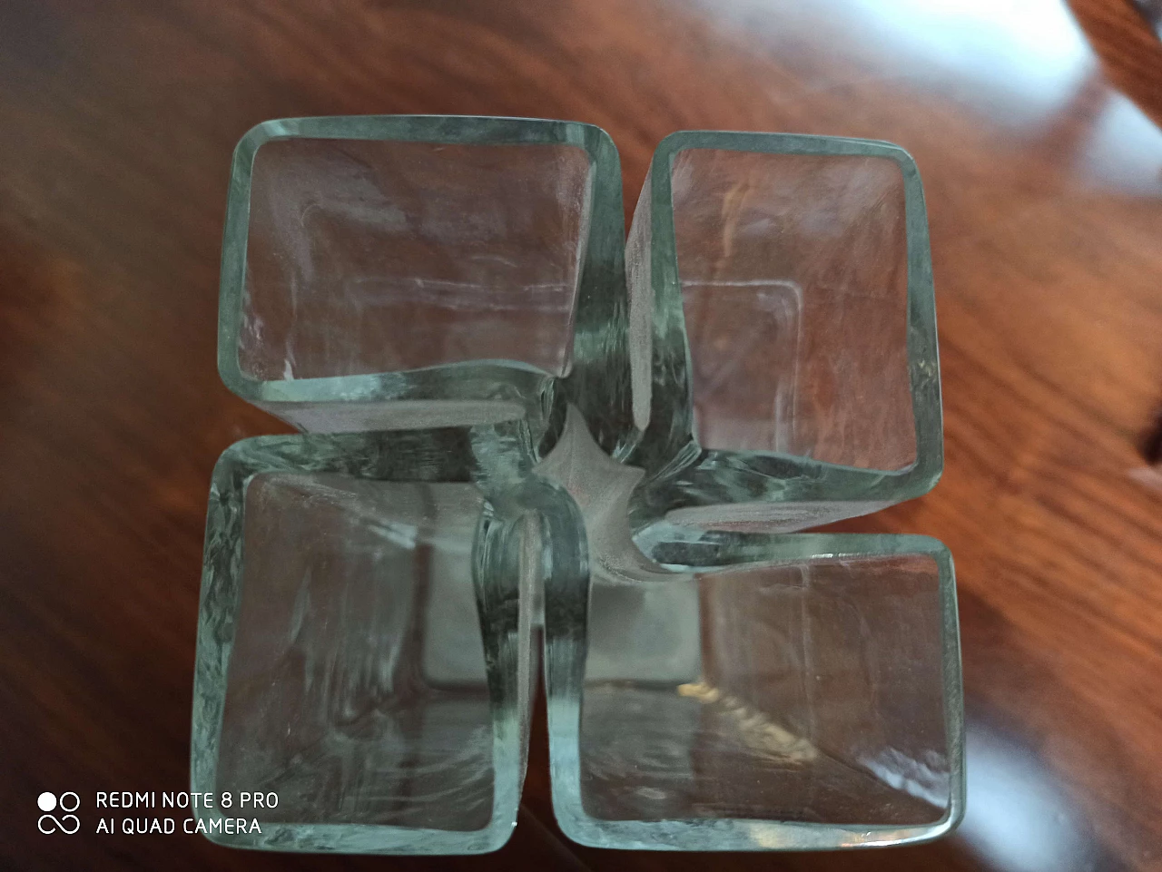 Vaso in vetro di Barbini, anni '70 1155317