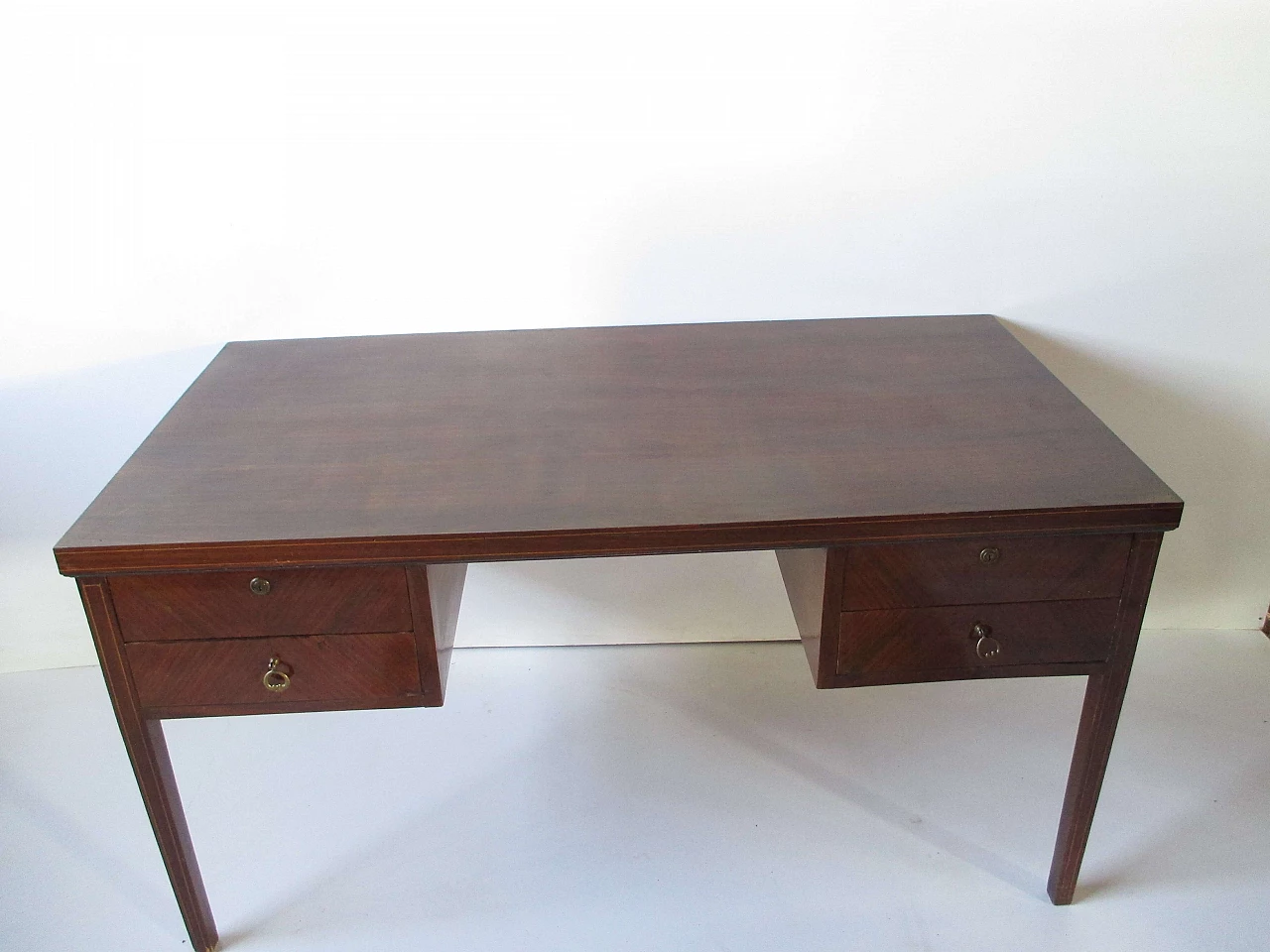 Desk with glass top, 50s 1155395
