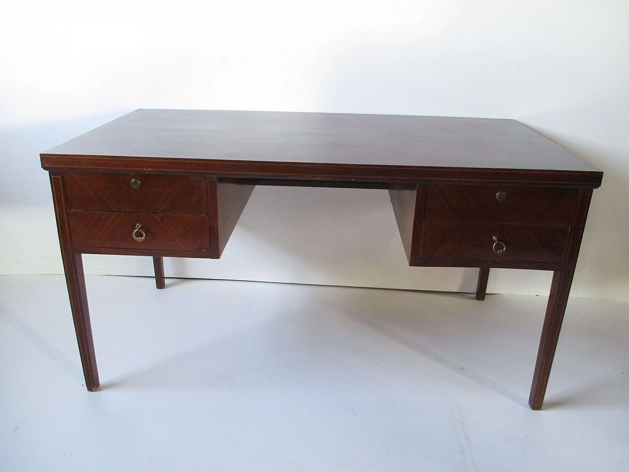 Desk with glass top, 50s 1155400
