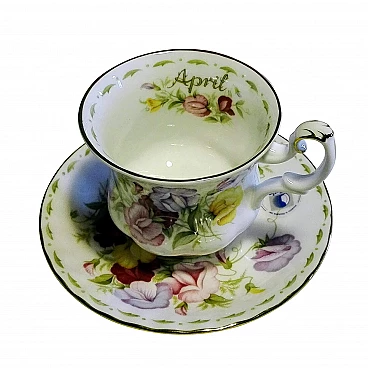 Tazzina April in porcellana della Royal Albert
