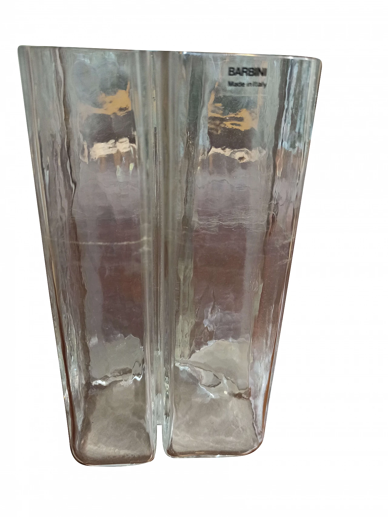 Glass vase by Barbini, 70s 1155412