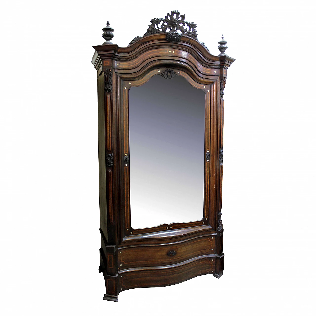 Armadio con madreperla Luigi Filippo, metà '800 1156492