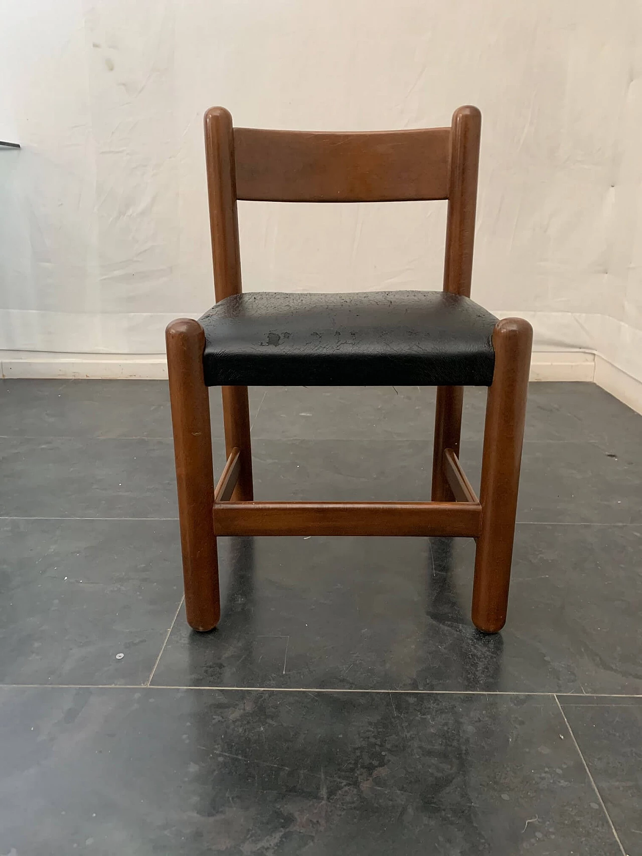 6 Wooden chairs, 70s 1156569